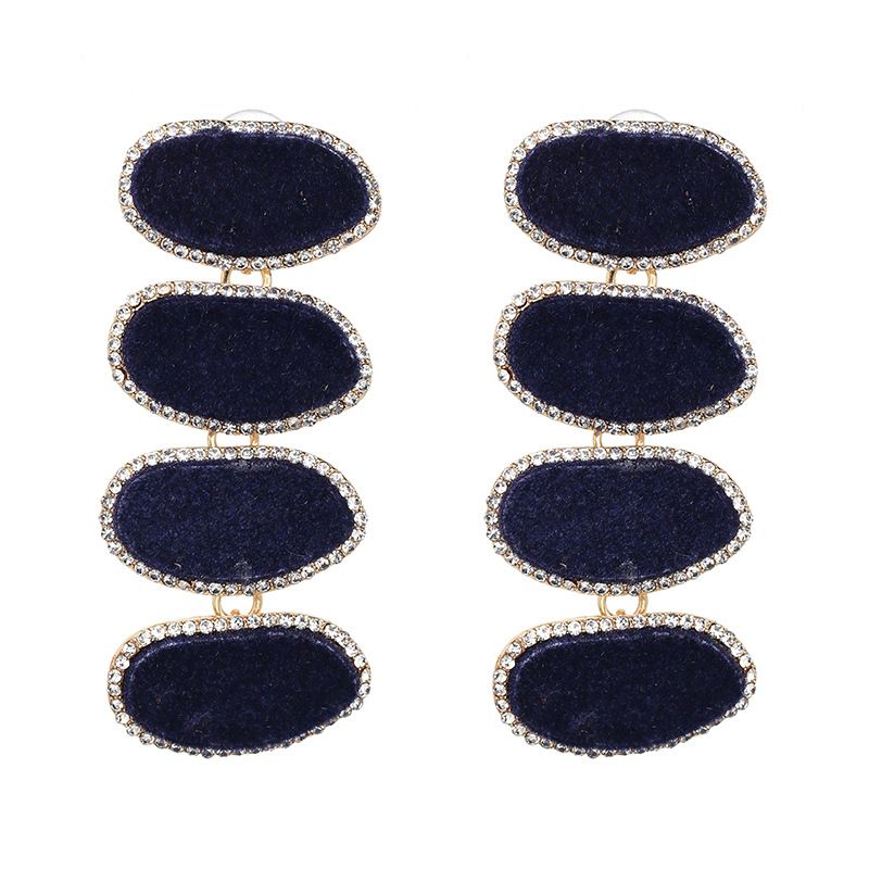 Other Alloy  Earring Geometric (navy Blue)  Nhjj3726-navy Blue