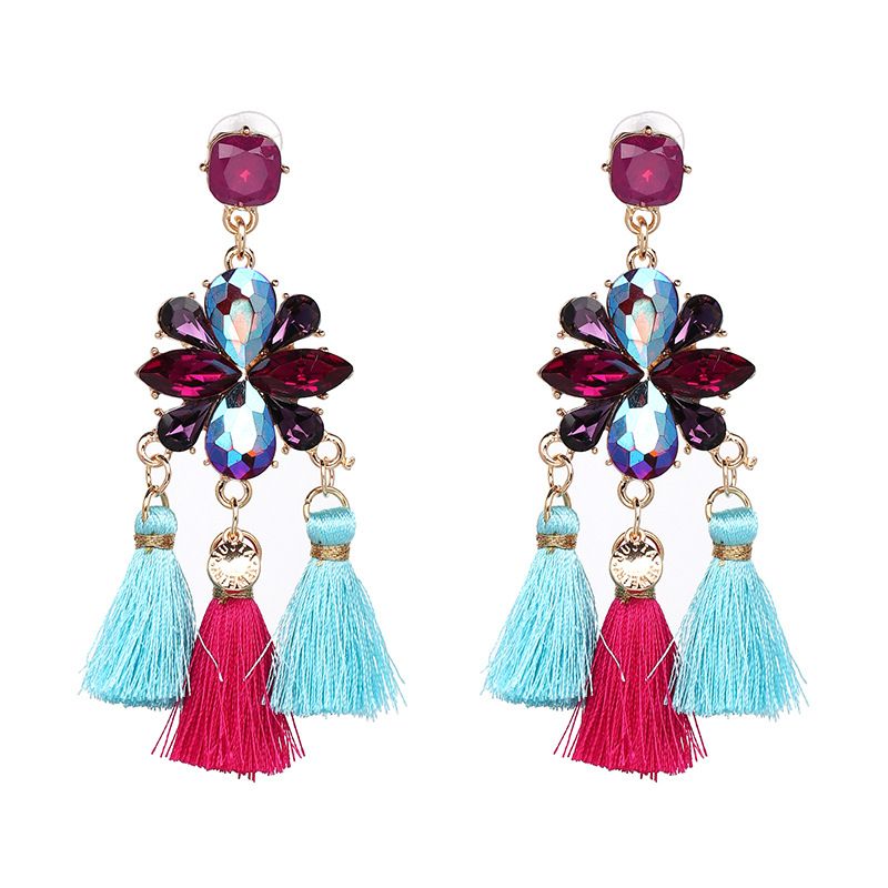 Other Imitated Crystal&cz  Earrings Flowers (50418 Color)  Nhjj3786-50418 Color