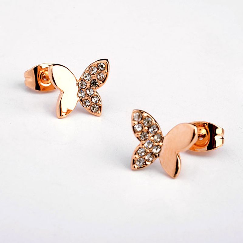 Korean Version Of Korean / Korean Style Alloy Rhinestone Earrings (alloy)  Nhlj2422