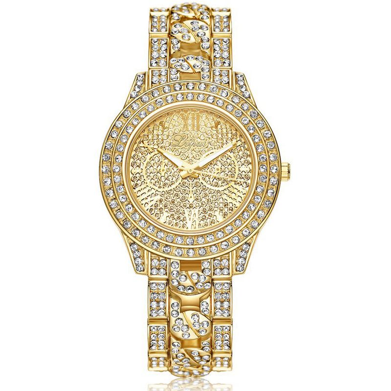2018 Neue Gypsophila Stahl Gürtel Uhr Strass Volle Diamant Damen Uhr Mode Studenten Uhr Außenhandel E-commerce-versorgung