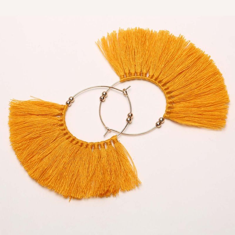 Occident And The United States Alloy Plating Earring (b0805 Yellow)  Nhxr1457-b0805 Yellow