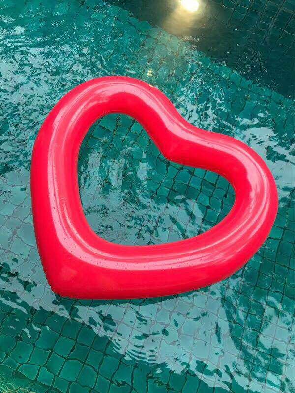 Plastic Sexy & Party  Swim Ring  (red) Nhww0141-red