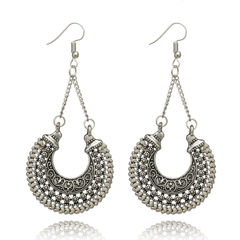 Alloy Vintage  Earring  (white) Nhgy1031-white