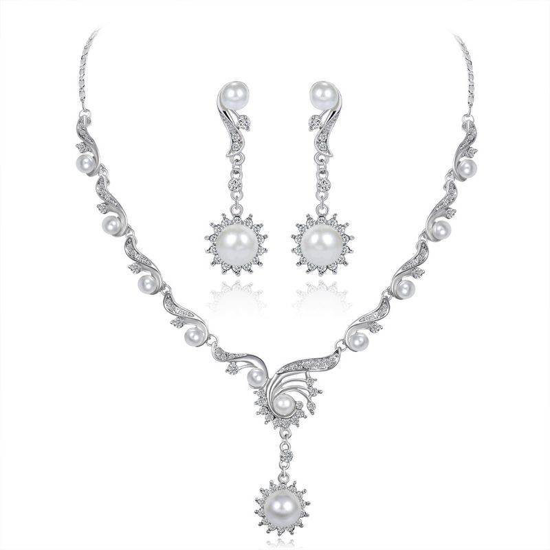 Korea Alloy Plating Jewelry Set  (alloy)  Nhdr2363-alloy