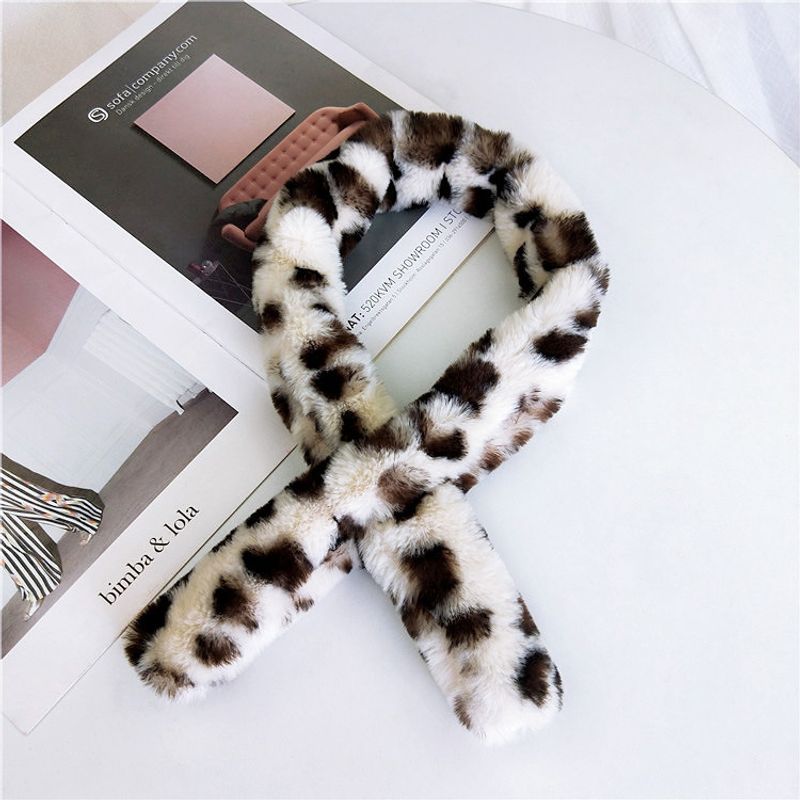 Cloth Korea  Scarf  (1 Leopard Milk White) Nhmn0293-1-leopard-milk-white