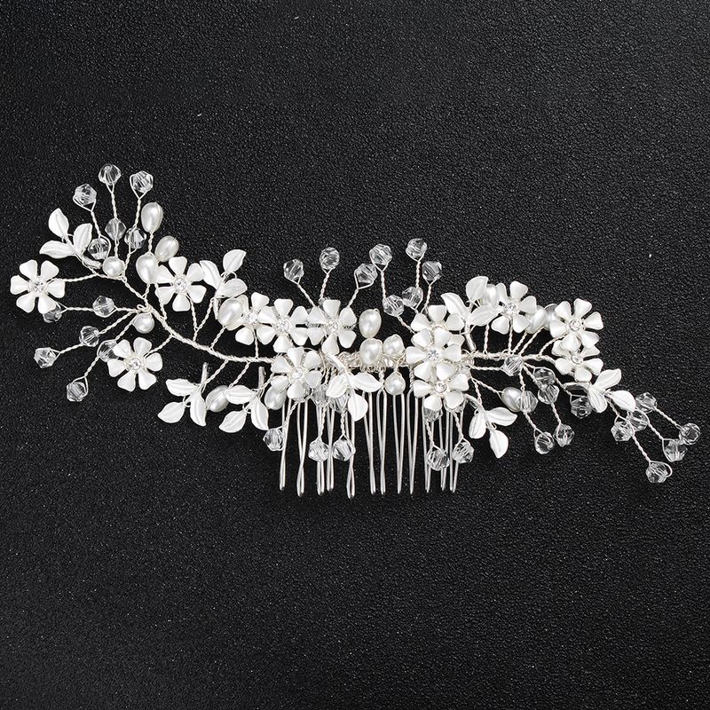 Alloy Simple Flowers Hair Accessories  (alloy) Nhhs0578-alloy