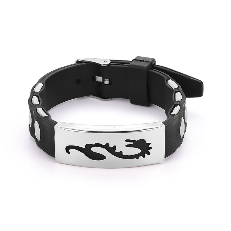 Leather Fashion Geometric Bracelet  (61186331) Nhlp1309-61186331