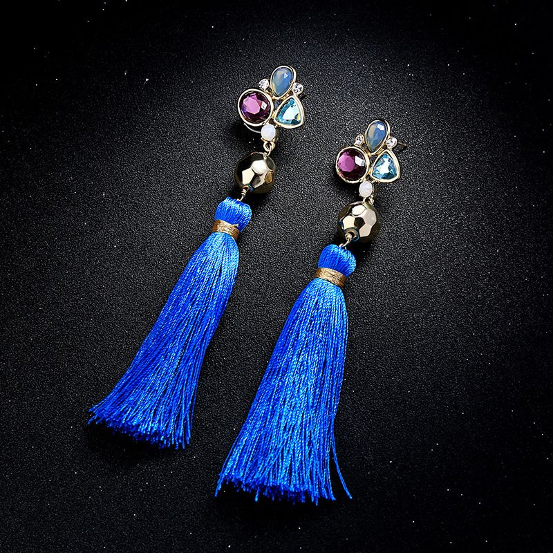 Alloy Fashion Tassel Earring  (photo Color) Nhqd5834-photo-color