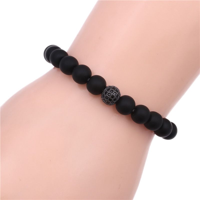 Alloy Fashion Geometric Bracelet  (black) Nhyl0337-black