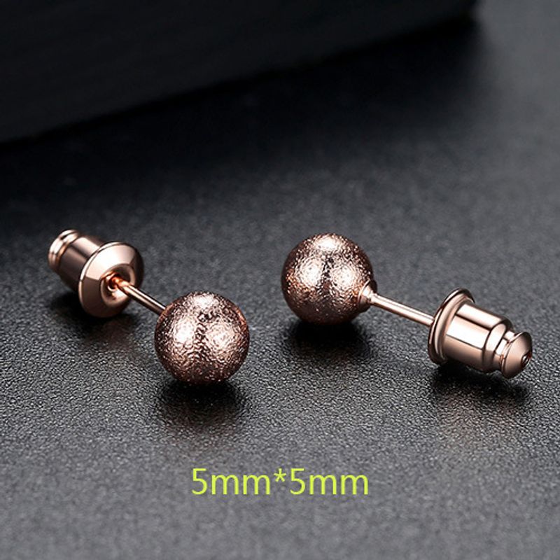 Alloy Korea Geometric Earring  (5mm-t01g17) Nhtm0454-5mm-t01g17