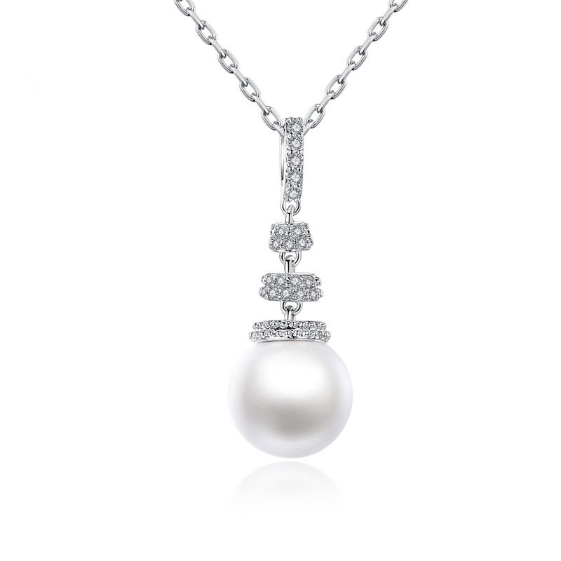 Jinsechun Collier Coréenne Style Nouvelle Perle Collier Perle Pendentif Pour Femmes Bijoux Cadeau Simple Bijoux
