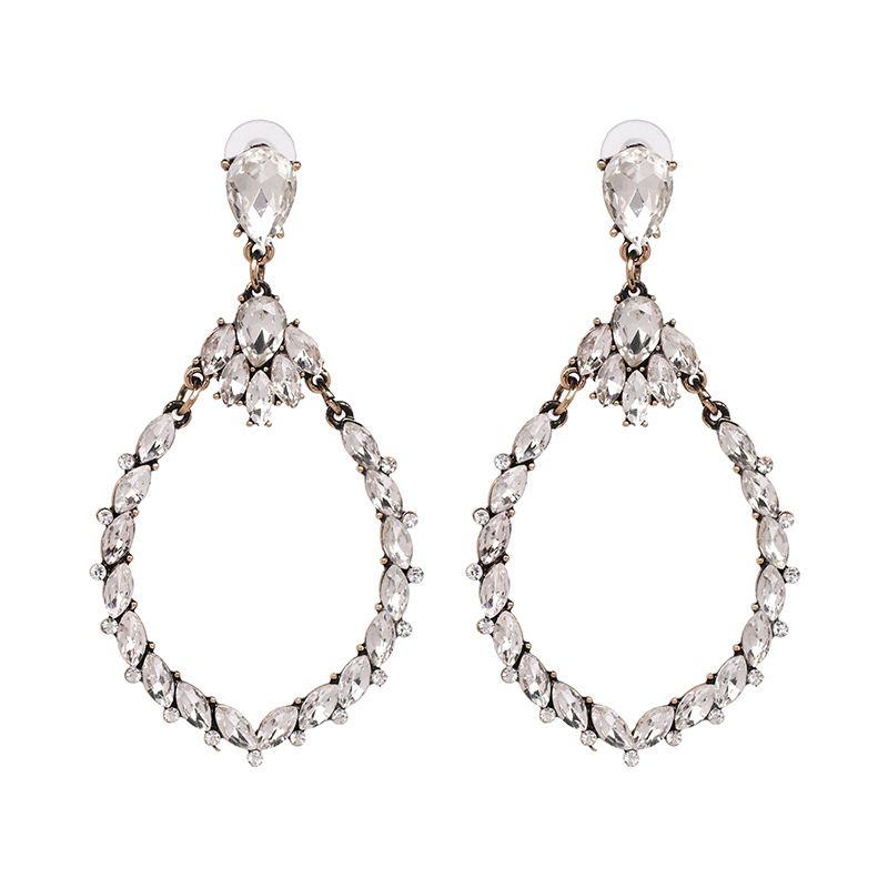 Alloy Fashion Geometric Earring  (white) Nhjj5354-white