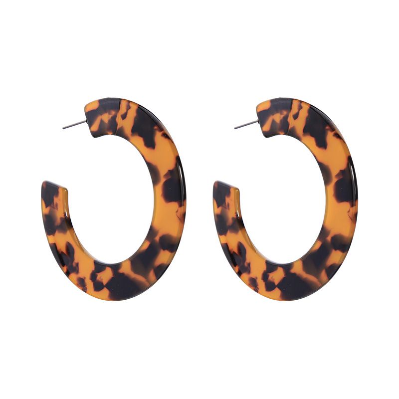 Alloy Fashion Geometric Earring  (a Leopard-1) Nhqd5864-a-leopard-1