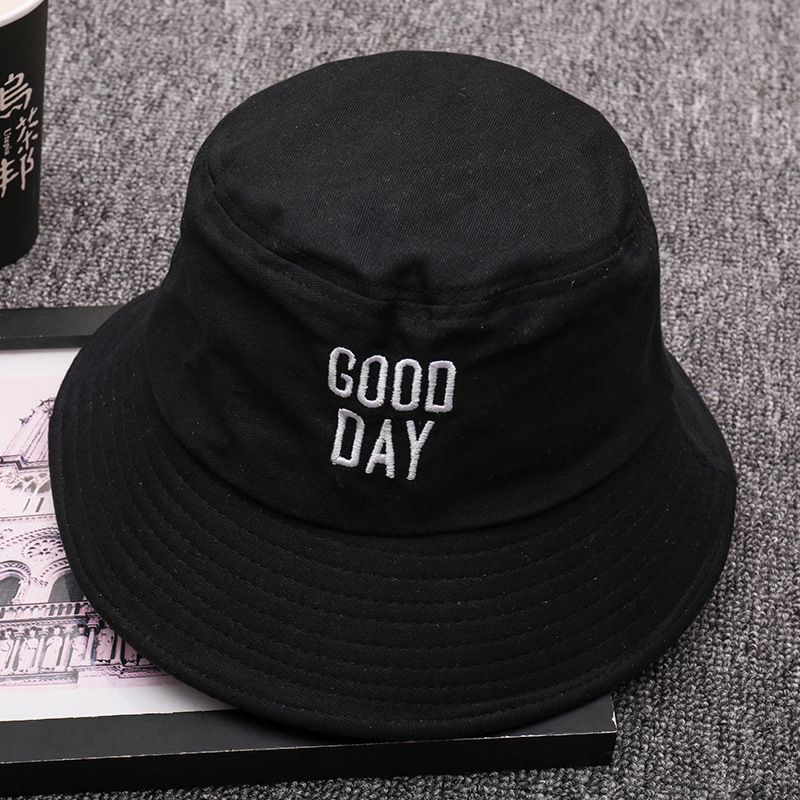 Cloth Korea  Hat  (a-501 Embroidery Letter Good Black) Nhxb0263-a-501-embroidery-letter-good-black