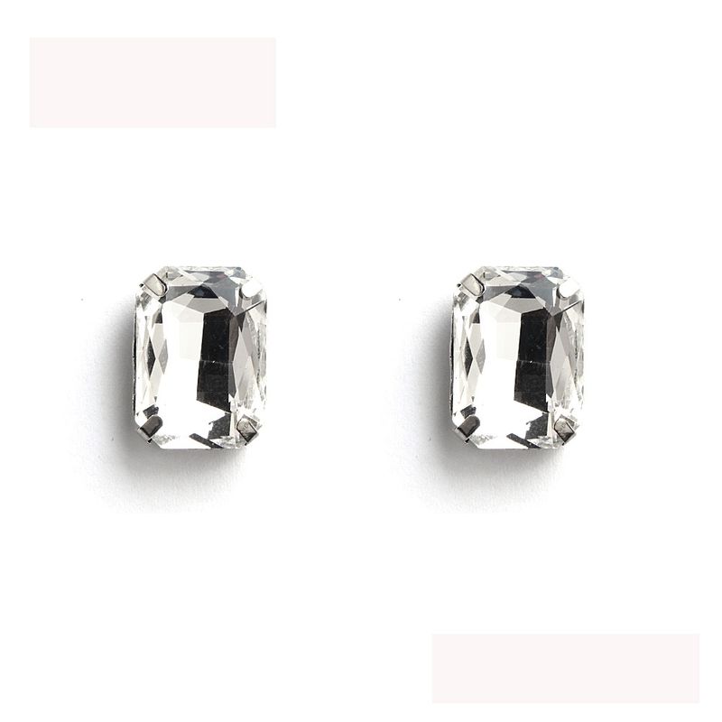 Imitated Crystal&cz Fashion Geometric Earring  (white K+ White Rhinestone) Nhhs0632-white-k-white-rhinestone