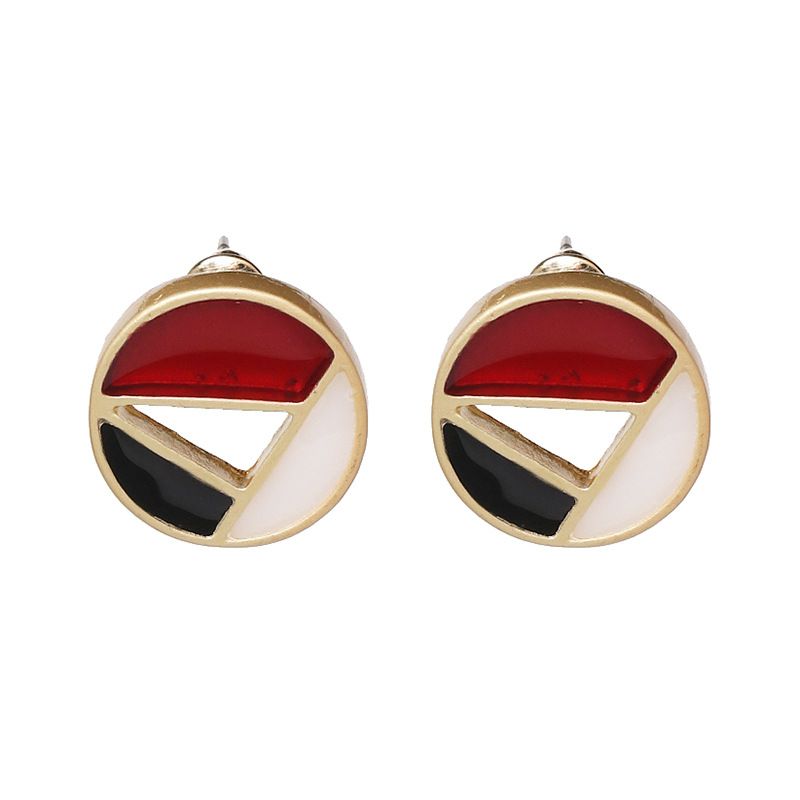Alloy Fashion Geometric Earring  (red) Nhjj5418-red