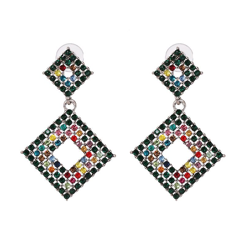 Alloy Vintage Geometric Earring  (color) Nhjj5419-color