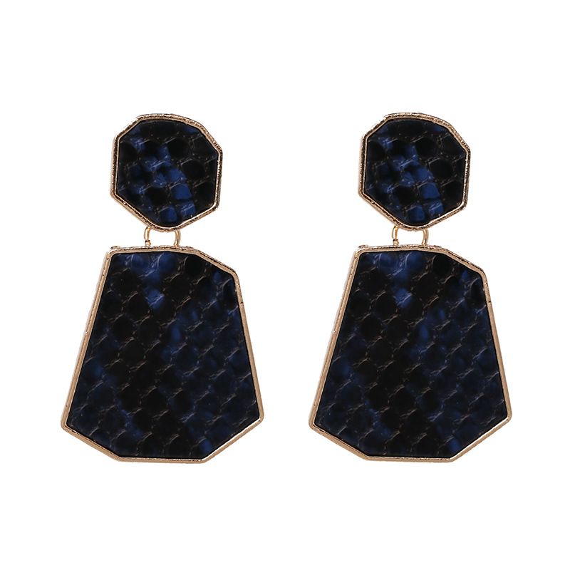 Alloy Fashion Geometric Earring  (blue) Nhjj5449-blue
