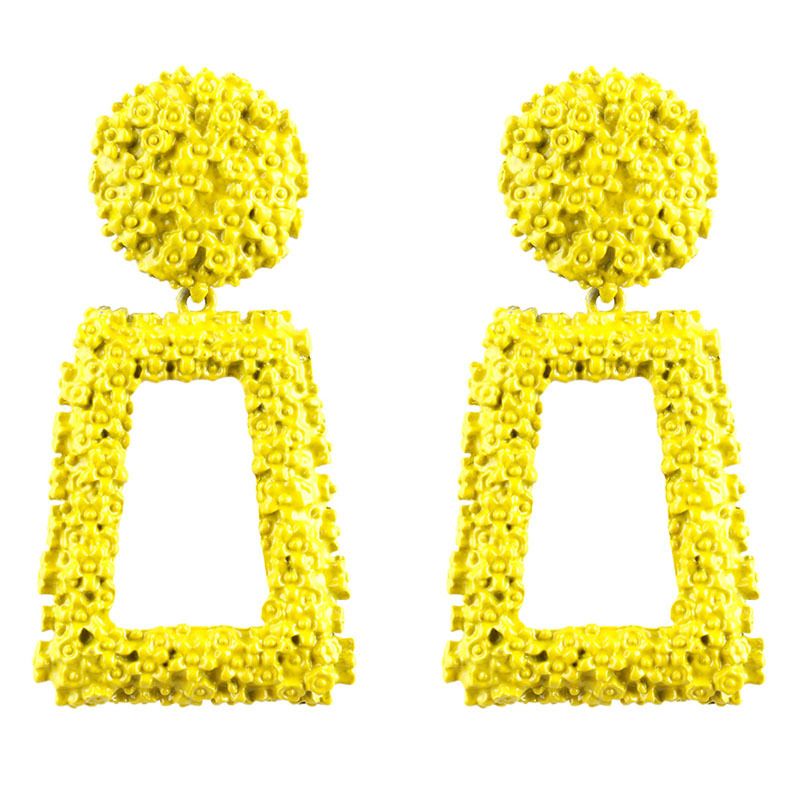 Alloy Fashion Geometric Earring  (yellow) Nhmd5138-yellow