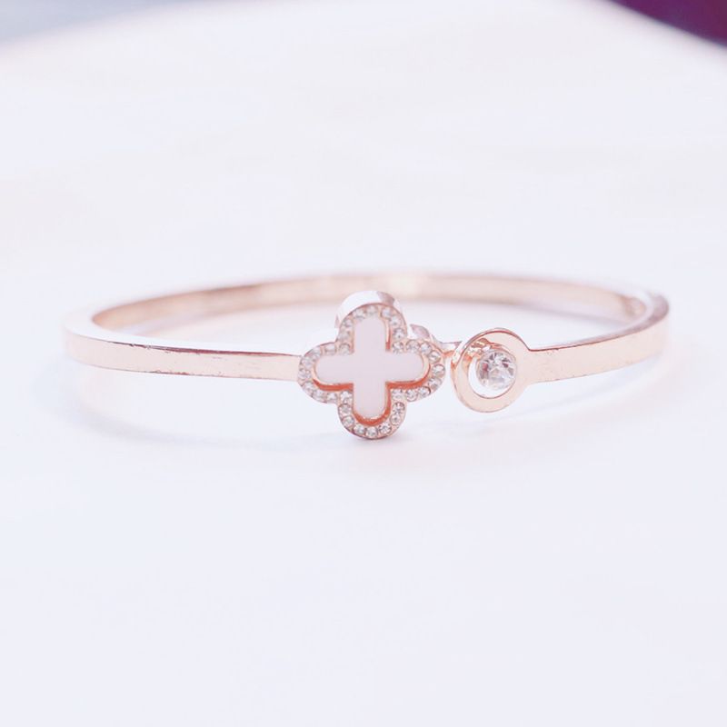 Alloy Simple  Bracelet  (rose Alloy) Nhjs0222-rose-alloy