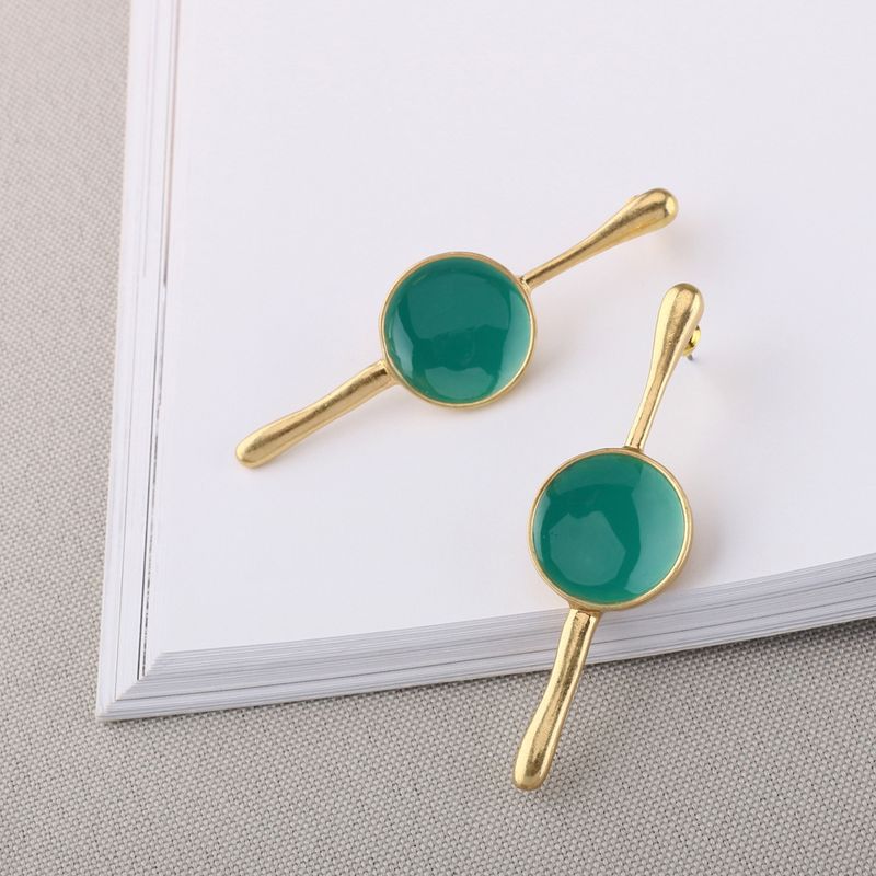 Alloy Simple Geometric Earring  (photo Color) Nhqs0031-photo-color