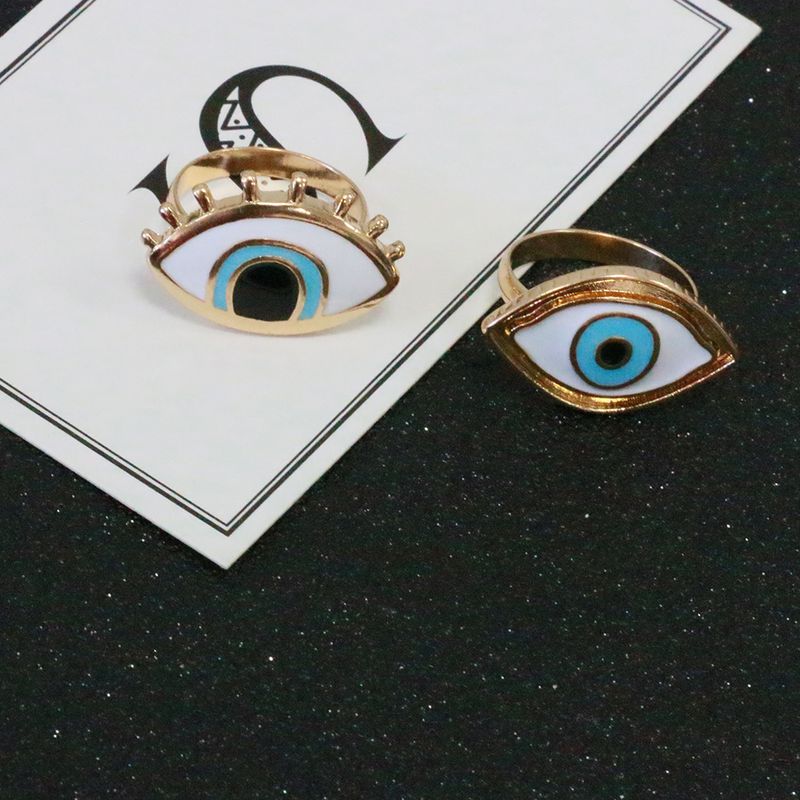 Ins Internet-promi Im Gleichen Stil Dämonen Augen Ring Weibliche Asymmetrische Augen Ring Schmuck Übertrieben Trend Kreative Geschenke