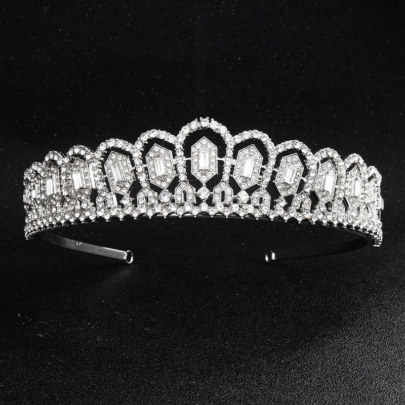 Imitated Crystal&cz Fashion Geometric Hair Accessories  (alloy) Nhhs0620-alloy