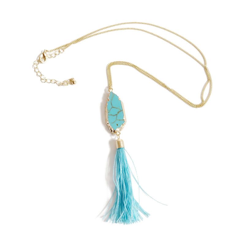 Alloy Fashion Geometric Necklace  (small Fringed) Nhom0055-small Fringed