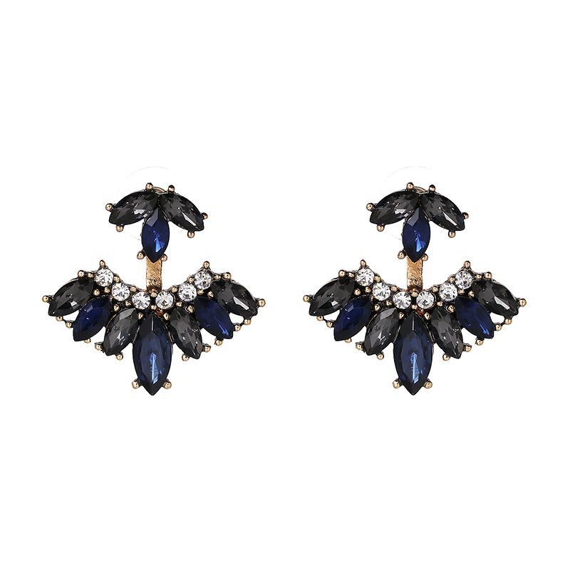 Alloy Fashion Bows Earring  (blue) Nhjj4024-blue
