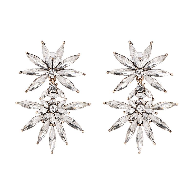 Alloy Fashion Geometric Earring  (white) Nhjj4056-white