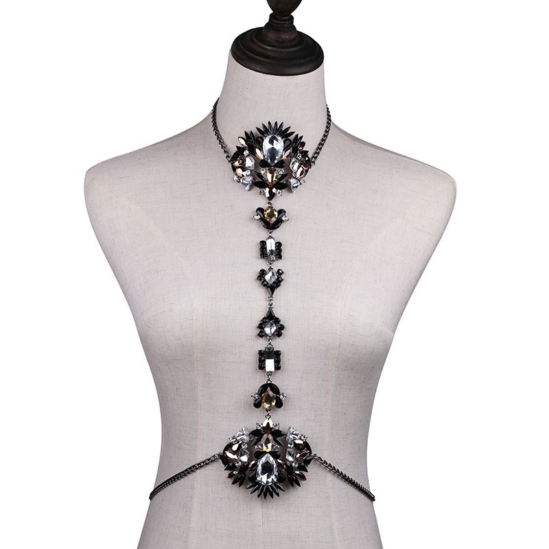 Alloy Fashion  Necklace  (black) Nhjj4143-black