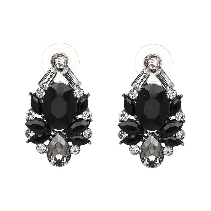Alloy Fashion Geometric Earring  (black) Nhjj4419-black
