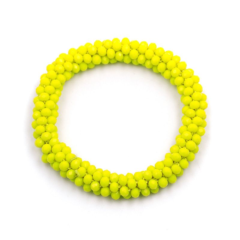 Acrylic Fashion Geometric Bracelet  (yellow) Nhjj3996-yellow