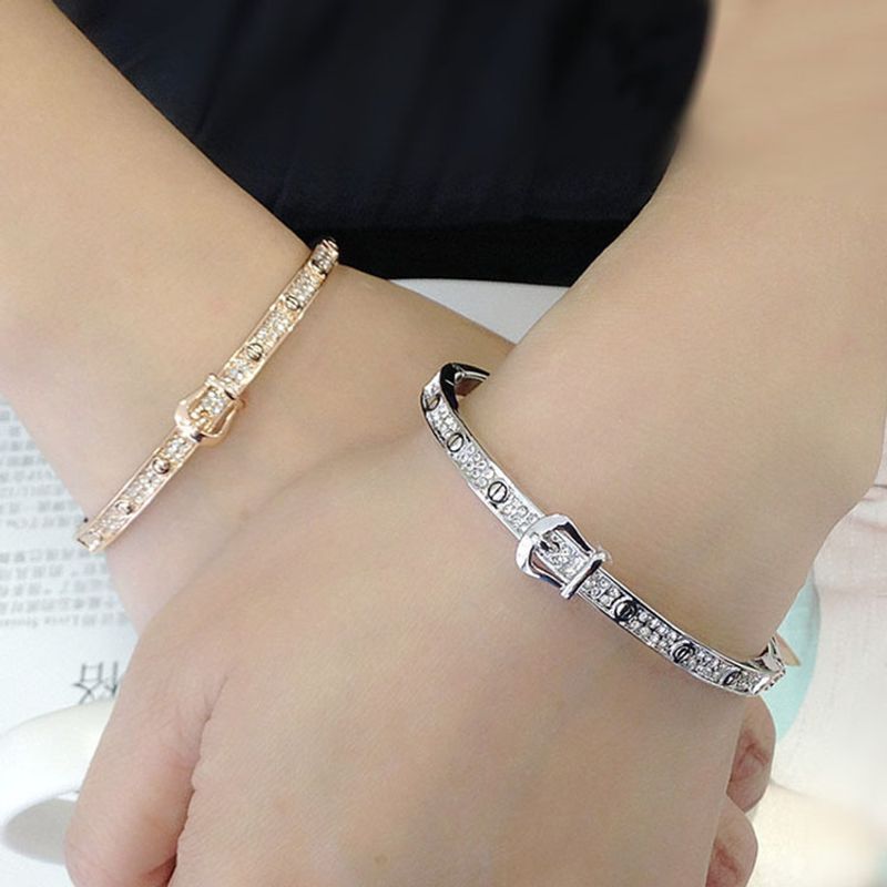 Alloy Fashion Geometric Bracelet  (rose Alloy) Nhlj3726-rose Alloy