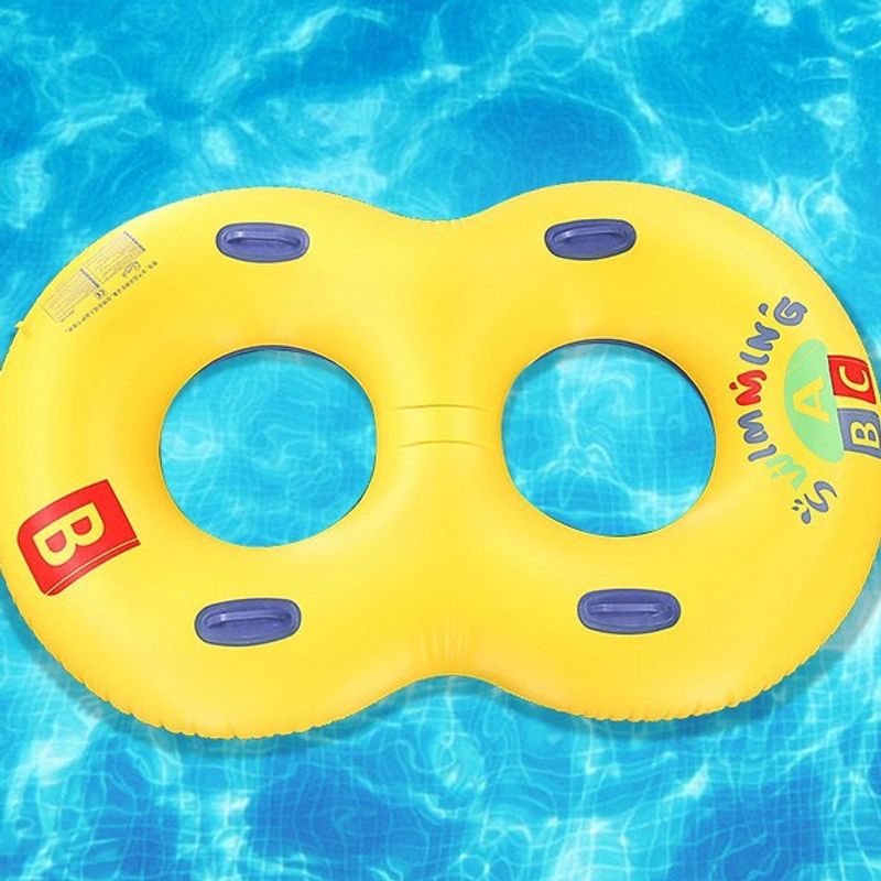 Pvc Aufblasbarer Schwimm Ring Für Erwachsene Mit Griff Eltern-kind-schwimm Ring Surfbrett Paar Verdickt Aufblasbaren Schwimm Ring