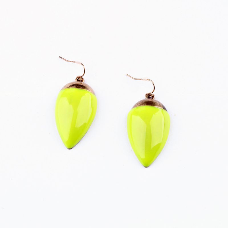 Alloy Fashion Flowers Earring  (yellow) Nhqd4747-yellow