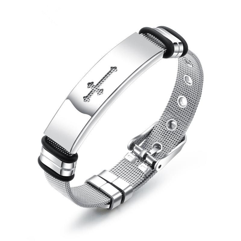 Titanium&stainless Steel Fashion Geometric Bracelet  (bracelets) Nhop2639-bracelets