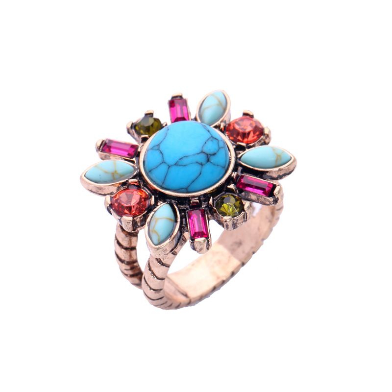 Alloy Fashion Flowers Ring  (jz0098c-2) Nhqd5214-jz0098c-2