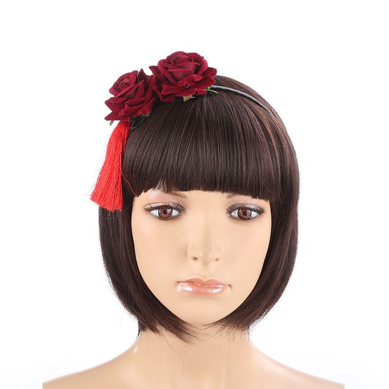 Alloy Fashion Flowers Hair Accessories  (photo Color) Nhks0347-photo-color