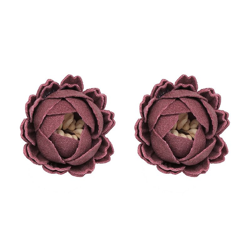 Jujia Ornement Coréen Style Frais Fleurs Boucles D'oreilles Personnalité Bijoux Boucles D'oreilles Ventes Directes D'usine Croix-frontière E-commerce