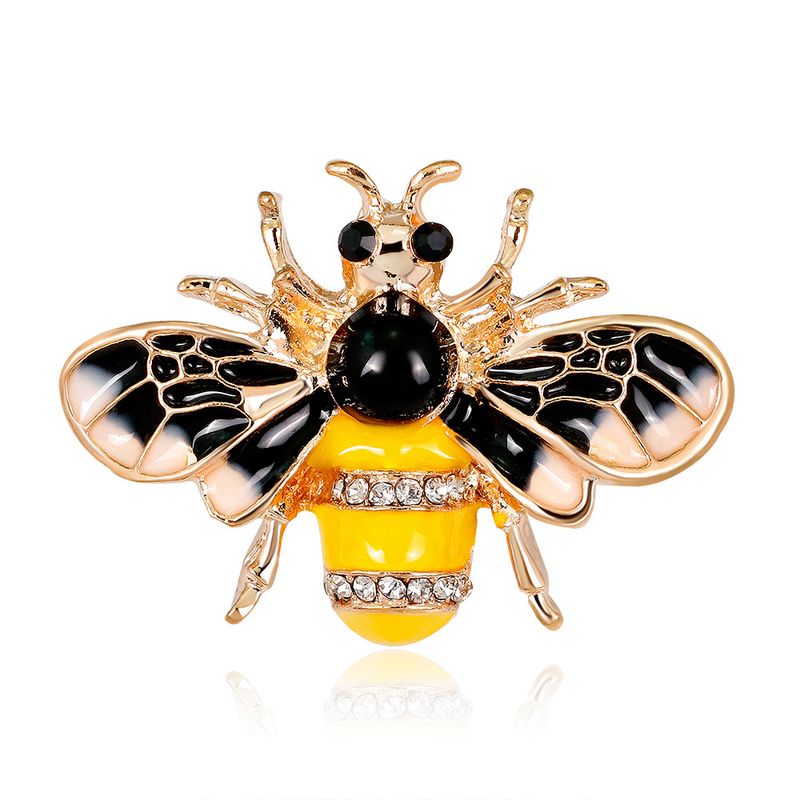 Retro All-match-insekten Brosche High-end-mode Persönlichkeit Diamant Tropföl Bienen Brosche Brosche Brosche