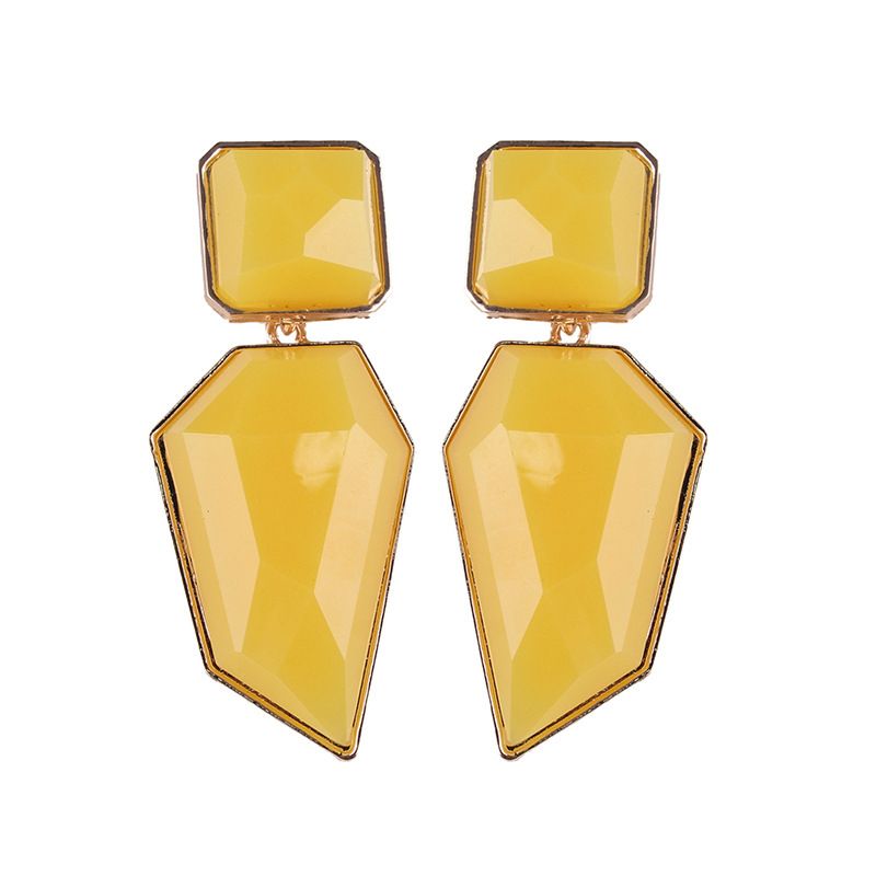 Alloy Fashion Geometric Earring  (yellow) Nhjq10355-yellow