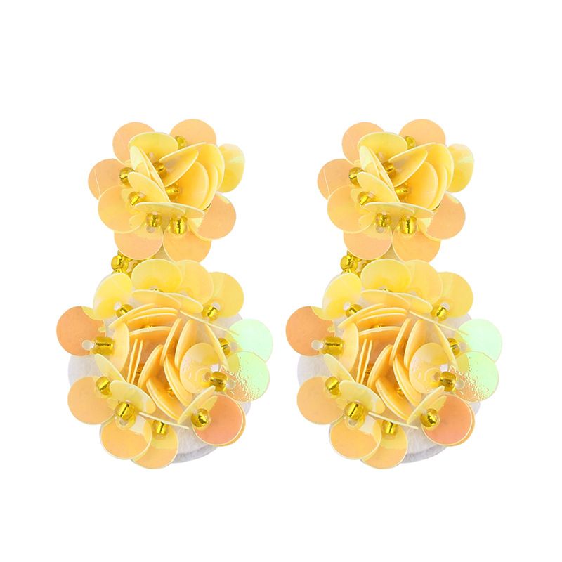 Alloy Fashion Geometric Earring  (yellow) Nhjq10366-yellow