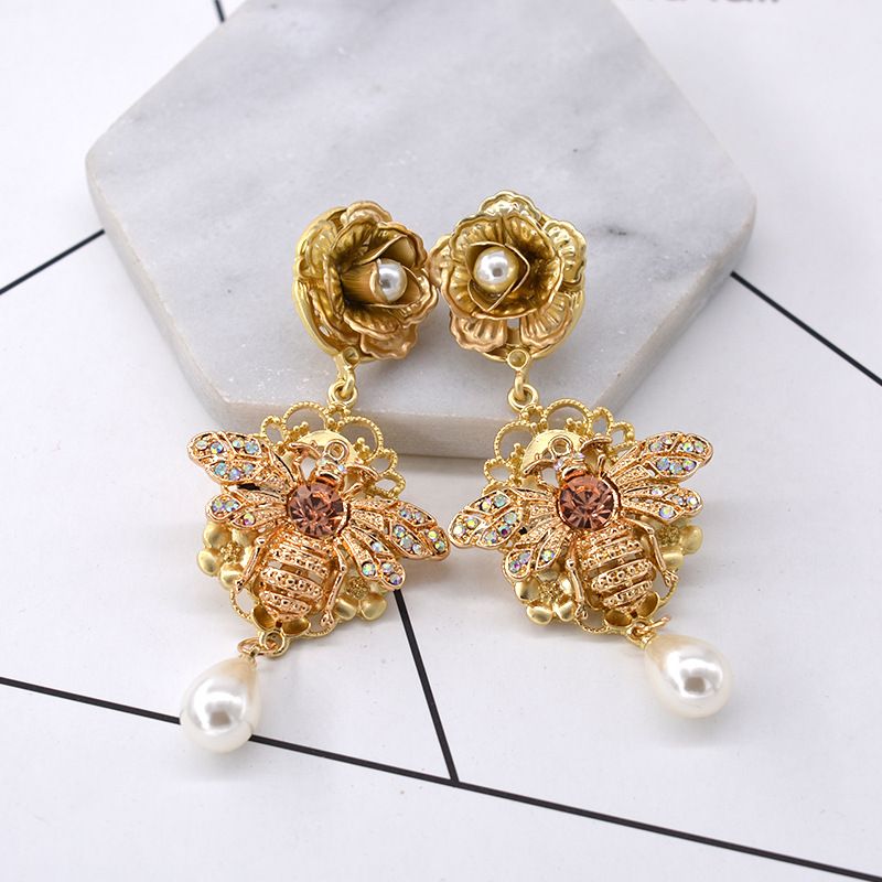 Alloy Vintage Animal Earring  (alloy) Nhnt0504-alloy