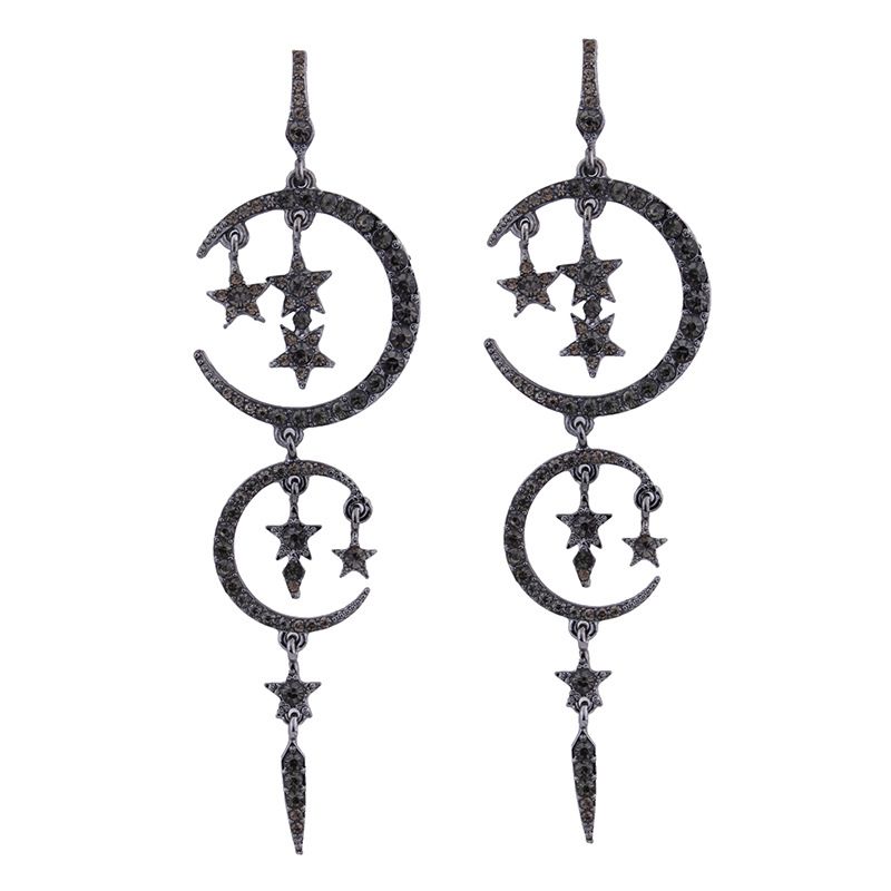 Boucle D&#39;oreille En Alliage Occident Star (blanc) Nhjq7019