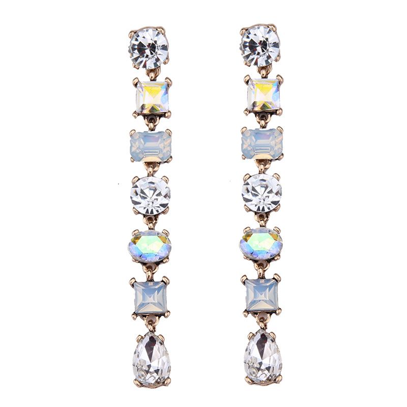 Occident And The United States Alloy Rhinestone Earring (color) Nhjq7370