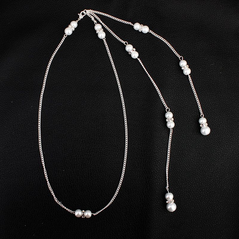 Beads Simple Geometric Necklace  (alloy) Nhhs0010-alloy