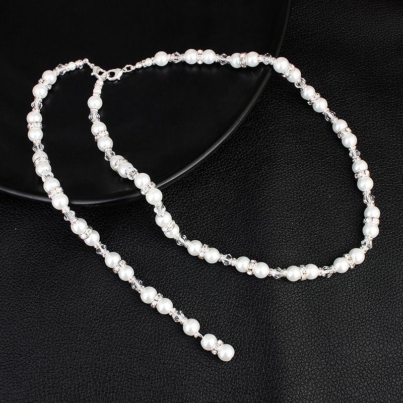 Beads Simple Geometric Necklace  (alloy) Nhhs0026-alloy