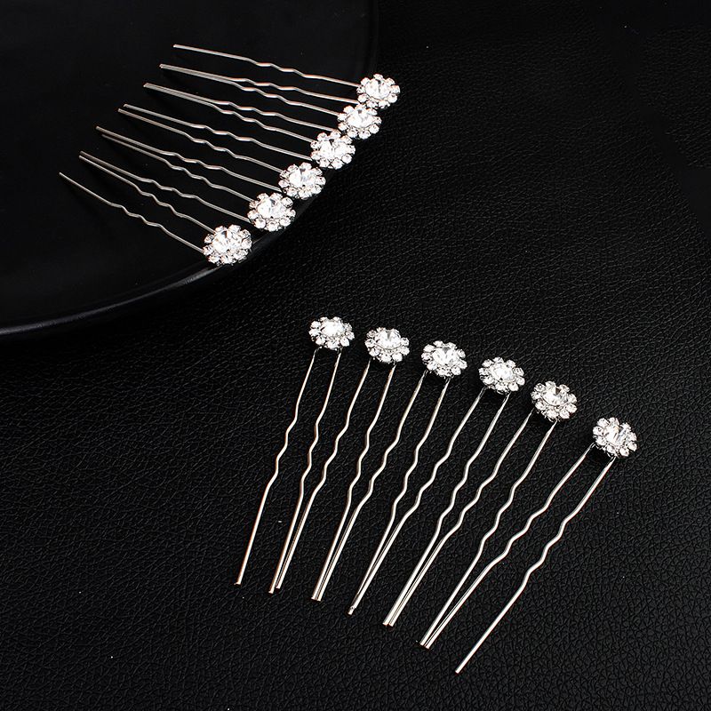 Alloy Fashion Flowers Hair Accessories  (alloy) Nhhs0090-alloy