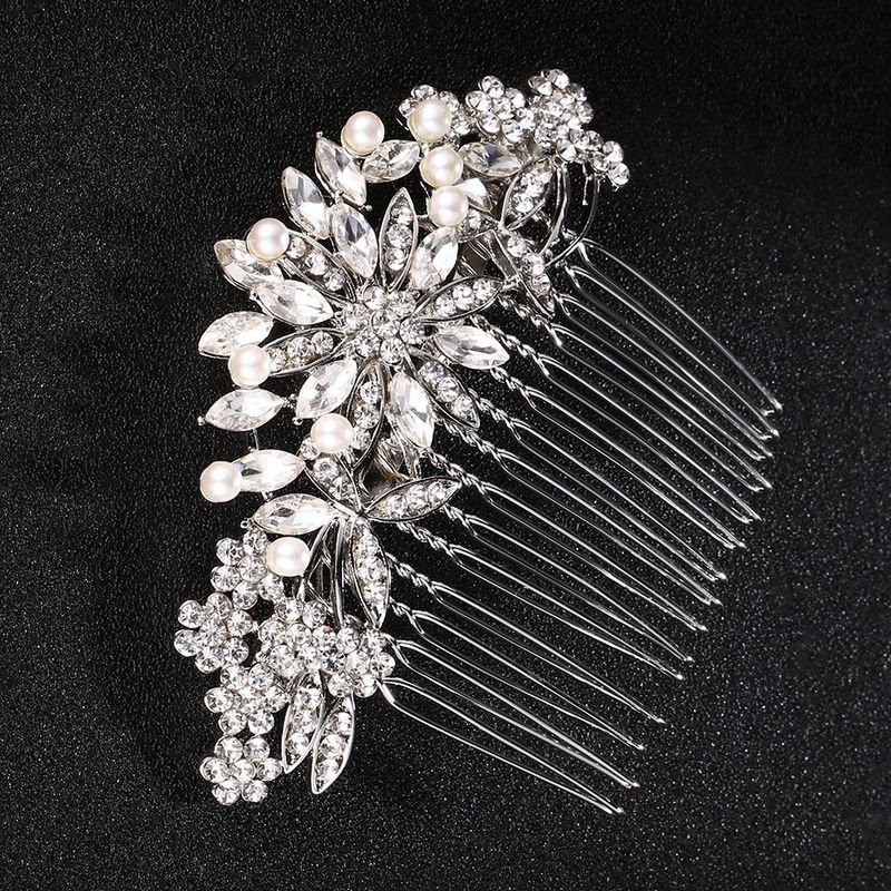 Alloy Fashion Flowers Hair Accessories  (alloy) Nhhs0146-alloy